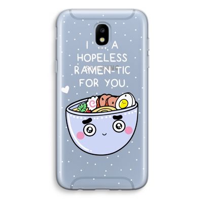 I'm A Hopeless Ramen-Tic For You: Samsung Galaxy J5 (2017) Transparant Hoesje