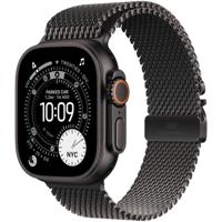 Apple Watch Ultra 3 GPS + Cellular 49mm met Milanese Loop - Small Smartwatch Zwart