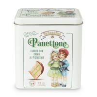 Panettone pistache in blik - 500 gr Panettone pistache in blik - 500 gr