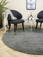 MOMO Rugs - Vloerkleed Panorama Uni Rond Dark Grey - 250 rond