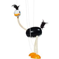houten marionet struisvogel houten marionet struisvogel