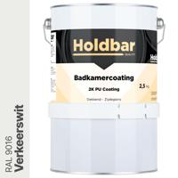 Holdbar Badkamercoating Verkeerswit (RAL 9016) 2,5 kg