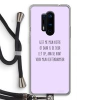 Ochtendhumeur: OnePlus 8 Pro Transparant Hoesje met koord