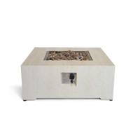 Happy Cocooning vuurtafel Estate Square 88 travertin