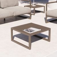 Kave Home Outdoor Bijzettafel 'Comova' 60 x 60cm, kleur Donkergroen