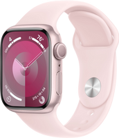 Apple Watch Series 9 41 mm Digitaal 352 x 430 Pixels Touchscreen Roze Wifi GPS - thumbnail