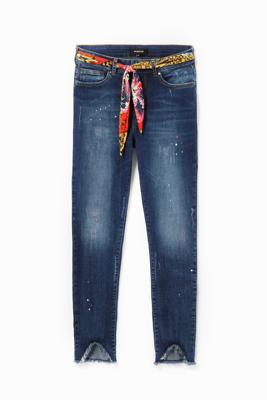 Skinny enkeljeans - BLUE - 33