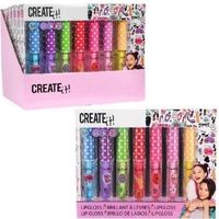 Create It Lipgloss met glitter & geur 7 st (1 Set)