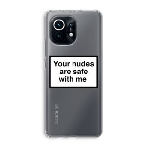 Safe with me: Xiaomi Mi 11 Transparant Hoesje