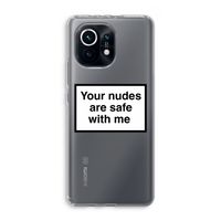 Safe with me: Xiaomi Mi 11 Transparant Hoesje