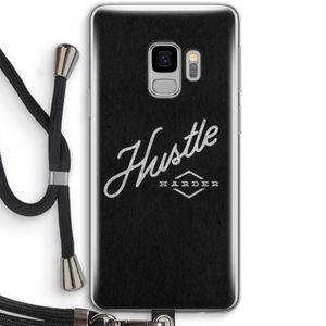 Hustle: Samsung Galaxy S9 Transparant Hoesje met koord