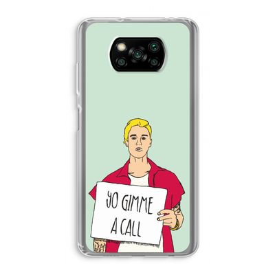 Gimme a call: Xiaomi Poco X3 NFC Transparant Hoesje