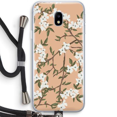 Blossoming spring: Samsung Galaxy J3 (2017) Transparant Hoesje met koord