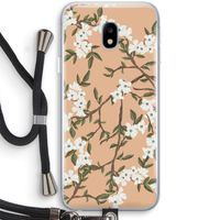 Blossoming spring: Samsung Galaxy J3 (2017) Transparant Hoesje met koord