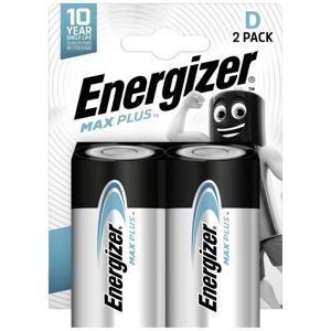 Energizer Max Plus D batterij (mono) Alkaline 1.5 V 2 stuk(s)