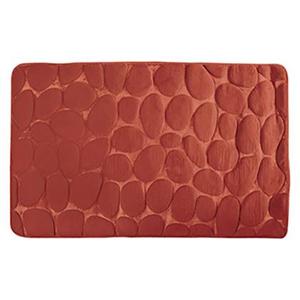 MSV Badkamerkleedje|badmat - kiezel - vloer - terracotta - 50x80 cm