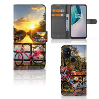 OnePlus Nord N10 Flip Cover Amsterdamse Grachten - thumbnail