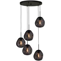 Masterlight Vide hanglampLava 5x smoke glas Ø 24cm - 2762-05-50-5-05-61