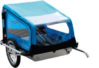 DoggyTourer Dog trailer kids touring "doggy tourer m" blue