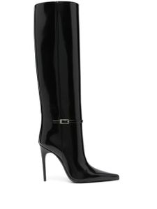 Saint Laurent bottes Vendome 110 mm à boucle - Noir