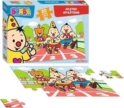 Studio 100 Bumba puzzel - atletiek - 20 stukjes