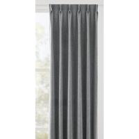 Leen Bakker - Gordijnstof Loet Semi Verduisterend - Donker - Polyester - Grijs - B150 Cm