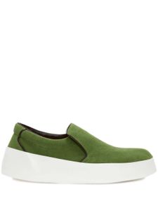 JW Anderson mocassins à bout rond - Vert