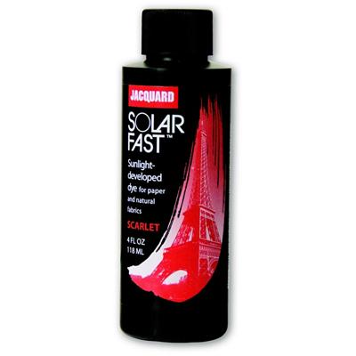 Jacquard solarfast - lichtgevoelige kleurstof, scharlakenrood (103), 118 ml/ 1 fles