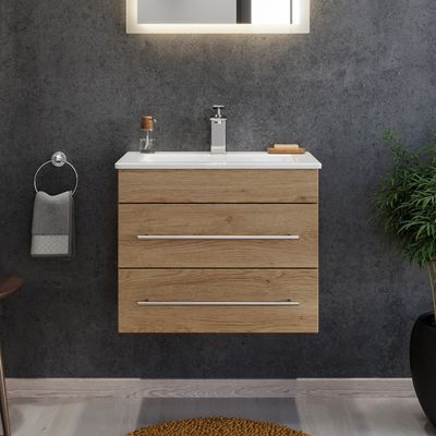 Saniclear Bianca badkamermeubel 60cm eiken