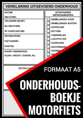 Reisgids Onderhoudsboekje Motorfiets - Universeel Reparatie Boek | Brave New Books
