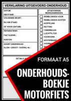 Reisgids Onderhoudsboekje Motorfiets - Universeel Reparatie Boek | Brave New Books