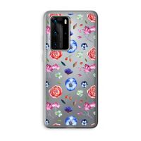 Bloemetjes: Huawei P40 Pro Transparant Hoesje