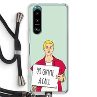 Gimme a call: Sony Xperia 5 III Transparant Hoesje met koord