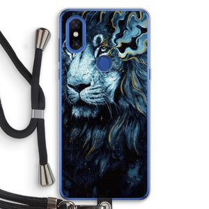 Darkness Lion: Xiaomi Mi Mix 3 Transparant Hoesje met koord
