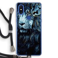 Darkness Lion: Xiaomi Mi Mix 3 Transparant Hoesje met koord