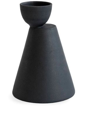 Origin Made vase en argile Charred Cone (27 cm) - Noir