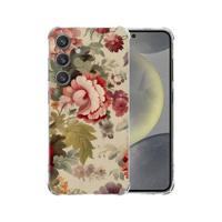 Samsung Galaxy S25 Hoesje - Bloemen TPU Antishock Samsung Galaxy S25 Hoesje - Bloemen TPU Antishock