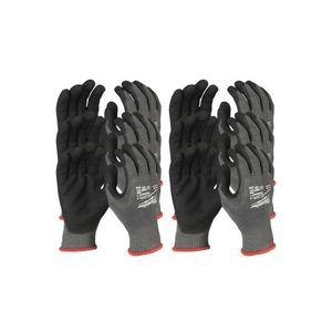 Milwaukee Accessoires Gedipte werkhandschoenen | snijklasse 5/E - XXL/11 -12 paar - 4932471625