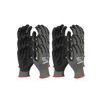 Milwaukee Accessoires Gedipte werkhandschoenen | snijklasse 5/E - XXL/11 -12 paar - 4932471625