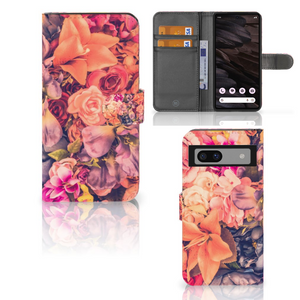 Google Pixel 7A Hoesje Bosje Bloemen