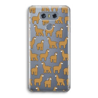 Alpacas: LG G6 Transparant Hoesje