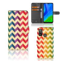 Huawei P Smart 2020 | Telefoon Hoesje | Zigzag Multi Color