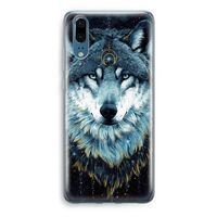 Darkness Wolf: Huawei P20 Transparant Hoesje