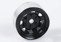 RC4WD Stamped Steel Single 1.55 Stock Black Beadlock Wheel (Z-Q0008)