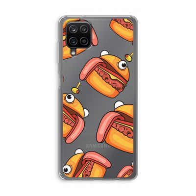 Hamburger: Samsung Galaxy A12 Transparant Hoesje