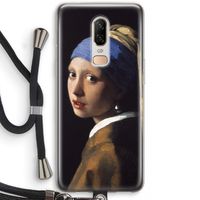 The Pearl Earring: OnePlus 6 Transparant Hoesje met koord