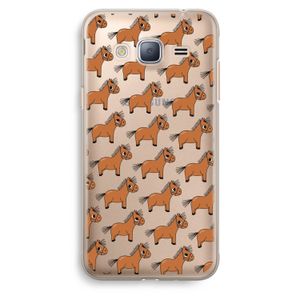 Pony: Samsung Galaxy J3 (2016) Transparant Hoesje