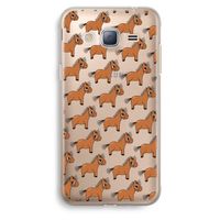 Pony: Samsung Galaxy J3 (2016) Transparant Hoesje