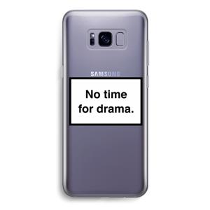 No drama: Samsung Galaxy S8 Transparant Hoesje