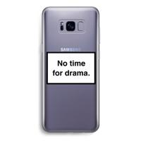 No drama: Samsung Galaxy S8 Transparant Hoesje - thumbnail